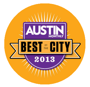 Austin Monthly Best of the City 2013 award